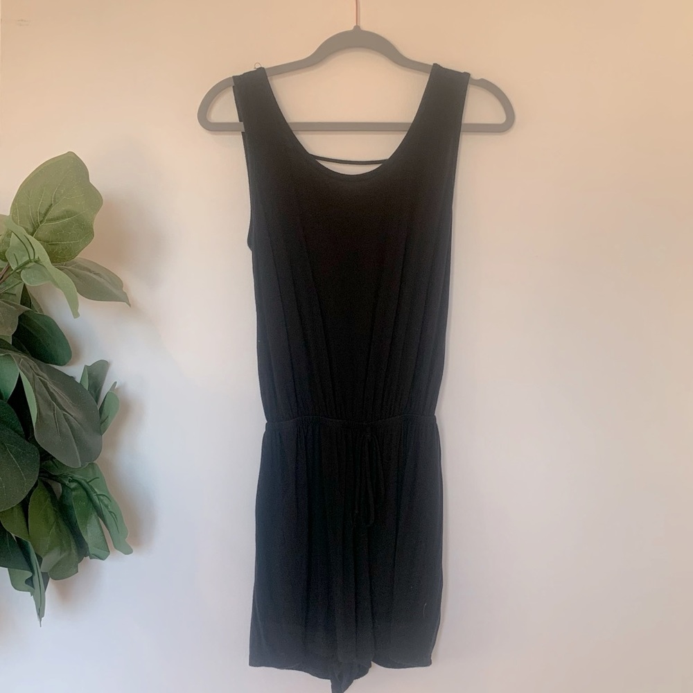 Open back romper